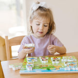 Melissa & Doug Disney Mickey Mouse Wooden Chunky Puzzle (8 pcs) Disney Characters Wooden Puzzle, Mickey Mouse For Toddlers And Kids Ages 2+ Melissa & Doug