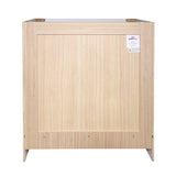 Design House Brookings 30 Inch Bathroom Vanity, Ready to Assemble, Solid Wood, Sherwin Williams® White, 586941 Design House