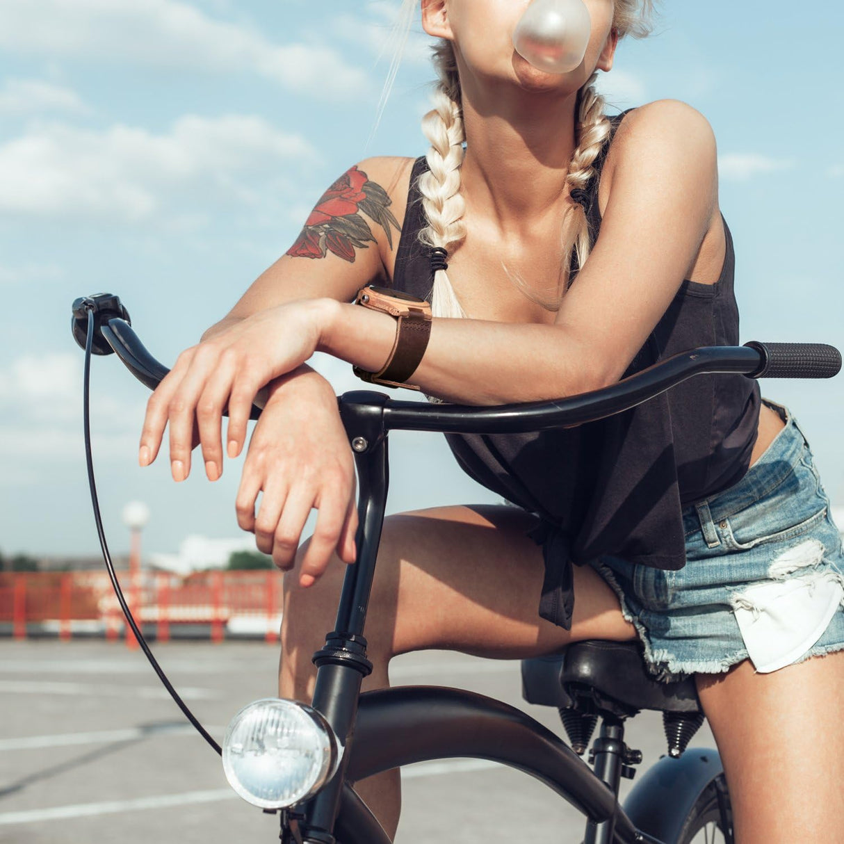 CUCOL Mens Wooden Watches Brown Cowhide Leather Strap Casual Watch for Groomsmen Gift with Box CUCOL