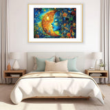 BYGFHLYW 5D Diamond Art Kits for Adults Beginner, Sun and Moon Adult Diamond Painting Kits, DIY Full Drill Round Diamond Dot Paint by Diamonds for Home Wall Art Decor 12x16inch BYGFHLYW