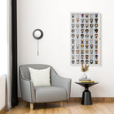 ILOT Shot Glass Display Cabinet Solid Wood - Large Display Case for Collectibles | Man Cave Accessories | UV Protection Acrylic Door | Wall Mounted ILOT