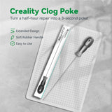 Creality Clog Poke,3D Printer Nozzle Cleaning Kit,Φ1.5mm L210mm Prolong Throat Piercing Needle 3D Printing Tool for 1.75mm Nozzles,Clean Hotend Without Disassembly Creality