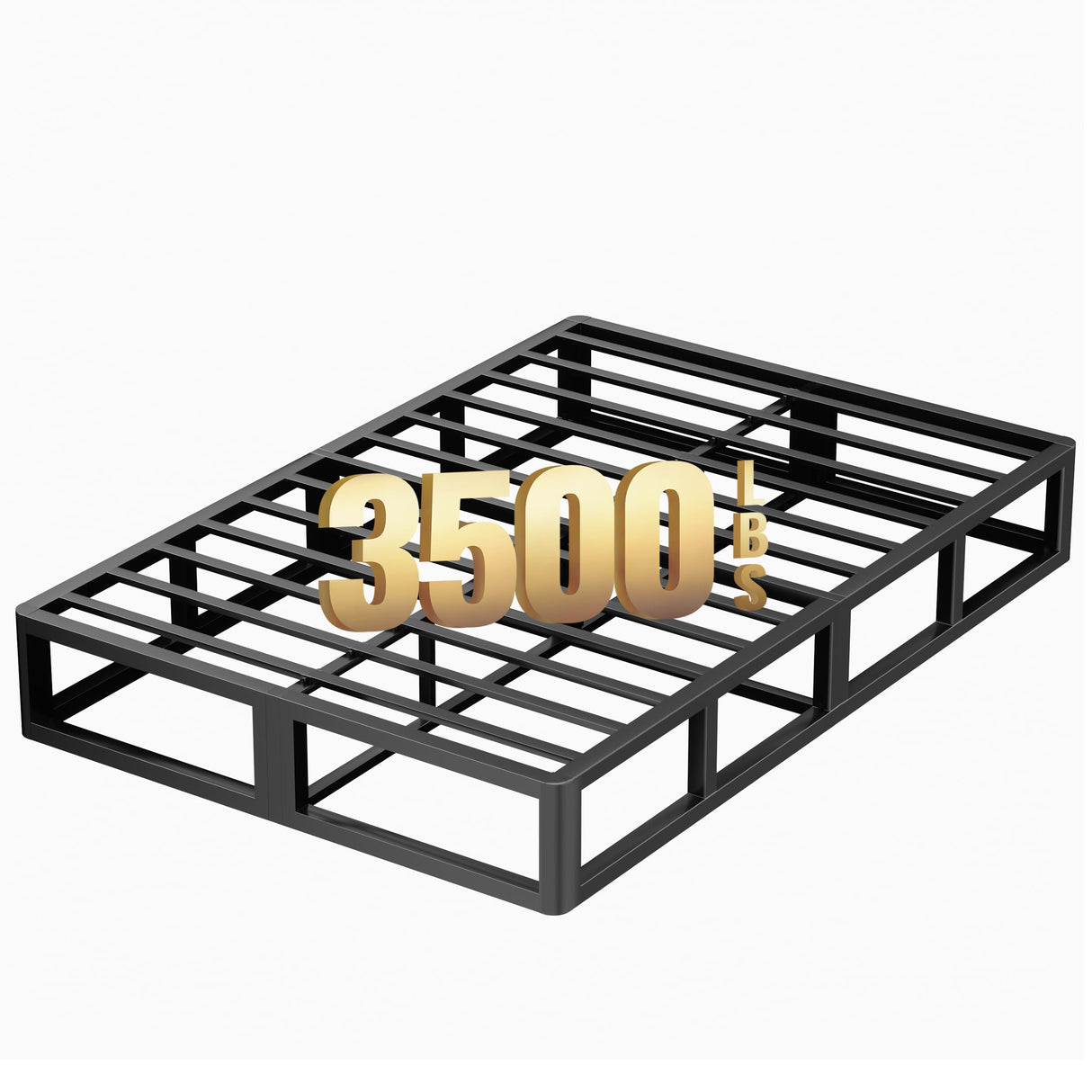 ROIL 10 Inch King Box Spring, Heavy Duty Metal Box Spring Mattress Foundation with Fabric Cover, 3500lbs Max Weight Capacity, Easy Assembly, Noise Free, Non-Slip ROIL