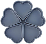 Fox Run Linked Heart Cake Pan, 4-Inch, Preferred Non-Stick Fox Run