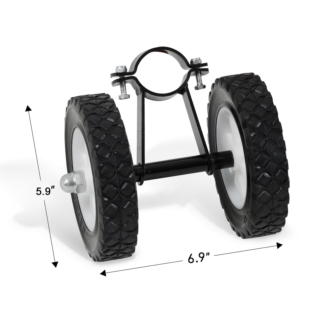 SUNCREAT Hammock Wheel Kit for Hammock Stand, Weather Resistant Portable Universal Stand Wheel for Outdoor Use, Black SUNCREAT