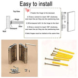 Swinging Doors Retro Counter Swinging Doors Cafe Doors, Indoor Solid Wood Single Door Automatic Closure Parlor Butler Door, Entrance Fence Gate, Includes Hinges,with Auto Close PEJLHK