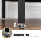 End Tables Living Room Set of 2, 16" D x 16" W x 24" H, Indoor End Tables Living Room with Storage Shelf, Square End Table Set of 2, X-Shaped Night Stands for Bedroom, Farmhouse Wood Side Tables TooCust