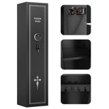 KAER 2-3 Gun Safe, 52''Height Gun Safe for Rifles and Pistols, Metal Safe, Rifle Safes for Home, Gun Safes with Adjustable Gun Rack KAER