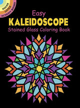 Dover Easy Kaleidoscope Stained Glass Coloring Book Dover Publications