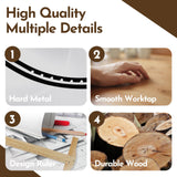 conda Wood Adjustable Drafting Table 35.5" x 23.5" - Beech Wood Art Desk with Adjustable Height & Tilting, Pencil Ledge, and Ruler for Writing, Reading, Design, and Crafting conda