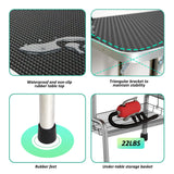 LOVMOR 46 Inch Dog Grooming Table,Adjustable Home Pet Grooming Tables with Arm/Noose/Mesh Tray LOVMOR