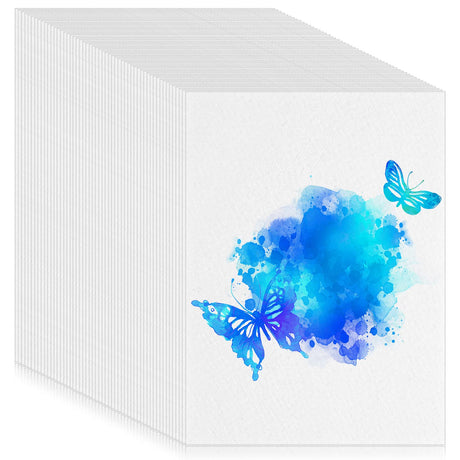 Sabary 250 Sheets Watercolor Paper Bulk White Cold Press Paper Pack Water Color for Kids White Sketch Painting Watercolor Paint for Students Artists Drawing Supplies(5 x 7 Inch) Sabary