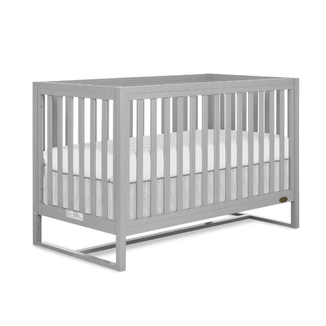 Dream On Me Arlo 5-in-1 Convertible Crib in Pebble Grey, JPMA Certified, 3 Mattress Height Settings, Non-Toxic Finish, Made of Sustainable and Sturdy Pinewood Dream On Me