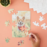Juvale 48 Sheets Blank Puzzles to Draw On Bulk – 6x8 inch Make Your Own Jigsaw Puzzle for Kids Crafts Projects (28 Pieces Each) Juvale