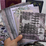 Diuhofart Ultimate Vintage Scrapbook Supplies, Junk Journal Kit - A6 Retro Notebook, Aesthetic Stationery Supplies, Craft Gift Set for Women, Perfect for Journaling, Scrapbooking Diuhofart