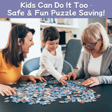 Adhesive Puzzle Saver Sheets, 8pcs Puzzles Glue Sheets, Peel and Stick Puzzle Sticker Sheets Preserve 1000 Pieces Jigsaw Puzzles in Minutes KIAFUM