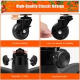 Rolling Christmas Tree Stand Universal Rolling Christmas Tree Stand with Wheels, Rolling Christmas Tree Holder Base for Artificial Trees up to 9 ft, Heavy Artificial Xmas Tree Stand Base with Casters Hammrit