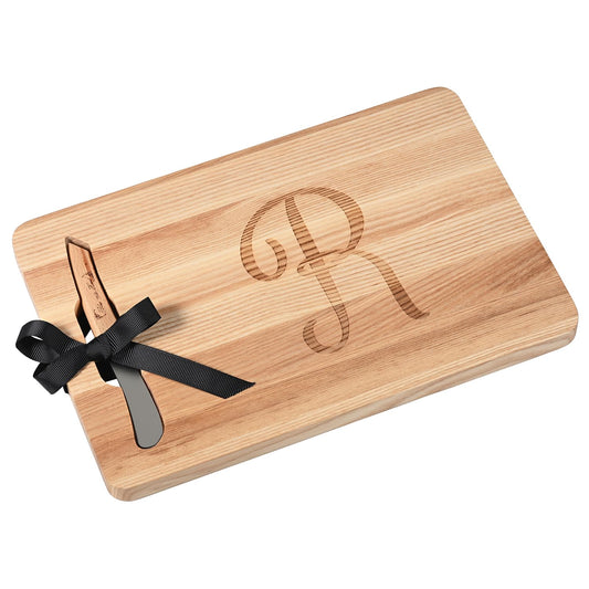 Personalized Cutting Boards for Kitchen 12'' X 8'' Wood Monogrammed Cheese Board Charcuterie Boards Gift Set House Warming Gifts,Anniversary Birthday & Wedding Gifts, Bridal Shower Gift for W - WoodArtSupply