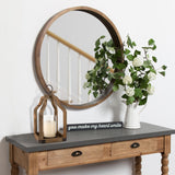 Rustic Wood Lantern Candle Holder for Farmhouse Decor - Indoor and Outdoor Table Centerpiece with Glass Hurricane, 13" High SUJUN