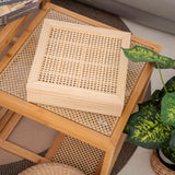 Unfinished Wooden Box with 8 Compartments for Crafts, Organizing, Storage and DIY, Unpainted Wooden Storage Box 13" x 13" x 3" in (16 Compartments) JJSQYLAN