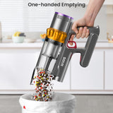 Cordless Vacuum Cleaner, 550W/45Kpa/70Mins Vacuum Cleaners for Home, Stick Vacuum Cordless with Low Noise, LED Screen, Wall Mount Charging,1.6L Dust Cup, Rechargeable Vacuum Pet Hair/Carpet/Hardfloor Iirios