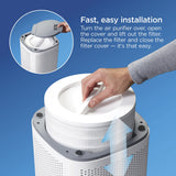 Clorox Large Room Air Purifier True HEPA Replacement Filter, 1,500 Sq. Ft. Capacity, Removes 99.97% of Allergens up to 0.1 Micron, Compatible with 11010 & 11011, 1 Count (12010) Clorox Home Appliances