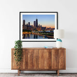 Diamond Painting Adult Painting Kits Chicago Chicago Skyline Downtown Skyline at Dusk Home Bedroom Living Room Art Wall Decoration 12"x16" Puzzle art