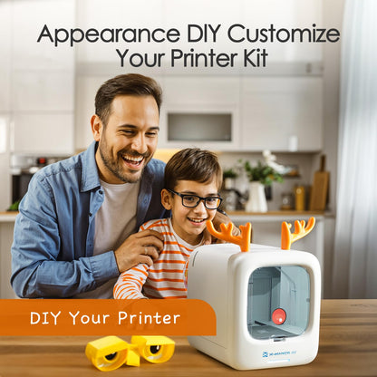 3D Printer for Kids, AOSEED Beginner 3D Printer with Huge Toy Library & Customizer, Wi-Fi & App Control, Create STEM Toys, Kids 3D Printer with 15+ Mini 3D Design Module, X-Maker Joy - WoodArtSupply