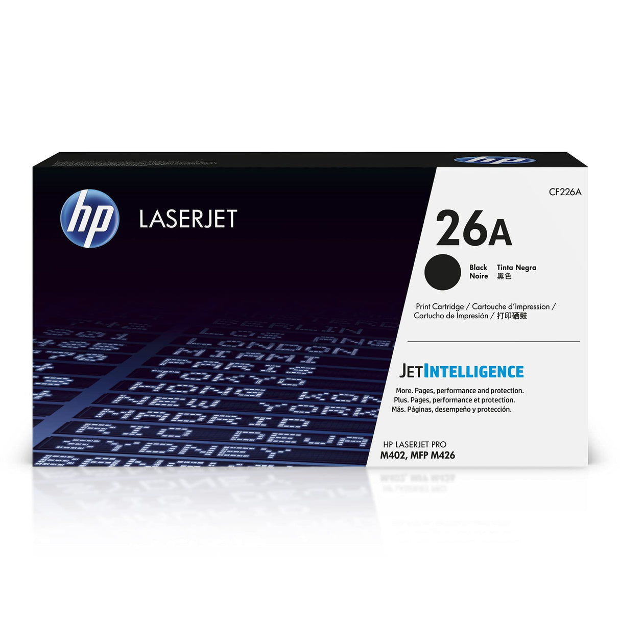 HP 26A Black Toner Cartridge | Works with HP LaserJet Pro M402 Series, HP LaserJet Pro MFP M426 Series | CF226A HP