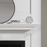 Pearl Mantels ARYB60618 Clean, Sophisticated Premium Grade A MDF Mantel Shelf, 60" L x 10" D x 5" H, Crisp White Paint, The Perfect Compliment to Your Hearth and Home Pearl Mantels