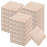 KOHAND 20PCS Basswood Blocks, 4 x 4 x 1 Inches Unfinished Wood Blocks, Square Wood Carving Whittling Blocks for Craft, DIY KOHAND