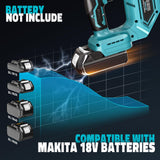 Jig Saw for Makita 18V Battery, Cordless Jigsaw Tool Brushless Motor, Variable Speed, Bevel Angle (0°-45°), LED Light with 3 Position Orbital Setting for Straight/Curve/Circle/Cutts (No Battery) Cerycose