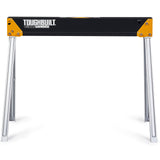 ToughBuilt - Folding Sawhorses/Jobsite Table - Sturdy, Durable, Lightweight, Heavy-Duty, 100% High Grade Steel, 1100lb Capacity, Easy Carry Handle - (TB-C300-2) - 2 Pack ToughBuilt