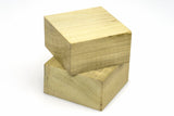 Exotic Wood Zone Pack of 2 Poplar Wood Blanks for Bowls | Hardwood Bowl Blanks | Unfinished, Kiln-Dried, Sustainable Hardwood for Handcrafted Decorative Bowls & Functional Pieces (6" x 6" x 2") Exotic Wood Zone