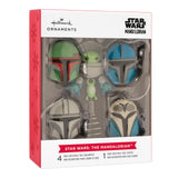 Hallmark Star Wars: The Mandalorian Mini Christmas Tree Topper and Ornaments, Set of 5 Hallmark
