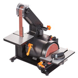 VEVOR 1 x 30 Inch Belt Sander with 5 Inch Disc Sander, Powerful Bench Sander with 2.5A Induction Motor for Woodworking VEVOR
