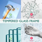 XUANLUO 4x6 inch Picture Frames Set of 4 Modern Style Frame with High Definition Tempered Glass Colorful Decotative Photo Frames for Wall Mount and Tabletop Display Family Wedding Gift XUANLUO