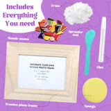 goldentime Decorate Your Own Mosaic Picture Frame - DIY Mosaic Craft Kits Fun Arts and Crafts for Adults Christmas Valentine Birthday Father’s Day Gifts goldentime