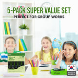 Tape Runner - Double Sided Adhesive with Dispenser Roller Included - Acid Free, Sticky, Transparent - Ideal for Scrapbooking, Crafts & More - Retractable (315 inches per Cartridge), 5 Cartridges TAPE RUNNER