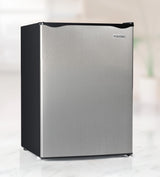 Igloo 2.6 Cu.Ft. Compact Refrigerator with Freezer, 2 Shelfs, Perfect for Homes, Offices, Dorms, Platinum Igloo