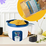 KQU Beeswax Candle Making Kit for Adults, 5lb Beeswax, LED Display Wax Melter, Cotton Wick, Wick Stickers KQU