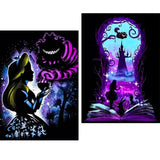 JYLMOOD 2 Packs Cartoon Diamond Painting Kits for Adults 5D Diamond Art Kits for Kids Beginner,DIY Full Drill Diamond Rhinestone with Tools Accessories for Home Wall Decor Christmas 12x16inch JYLMOOD