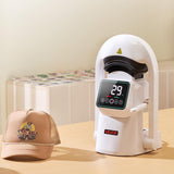 VEVOR Auto Hat Heat Press Machine, with 2pcs Interchangeable Platens, Automatic Open and Release, Touchscreen for Precise Time and Temperature Control, Heat Transfer Printing for Caps, Hats, White VEVOR