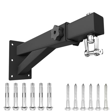 VivaZen Heavy Bag Wall Mount, Adjustable Wall Mount Punching Bag Hanger,Heavy-Duty Wall Bracket, Thickened Steel Plate and Stainless Steel kit for Home Gym Indoor Outdoor (900 LB Capacity) VivaZen