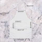 Syhood 18 Pack Bib Apron with Pocket Unisex Commercial Apron Kitchen Plain Bulk Chef Grill Cook Apron for Women Men Cooking Restaurant BBQ Painting Crafting(White) Syhood