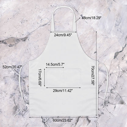 Syhood 18 Pack Bib Apron with Pocket Unisex Commercial Apron Kitchen Plain Bulk Chef Grill Cook Apron for Women Men Cooking Restaurant BBQ Painting Crafting(White)