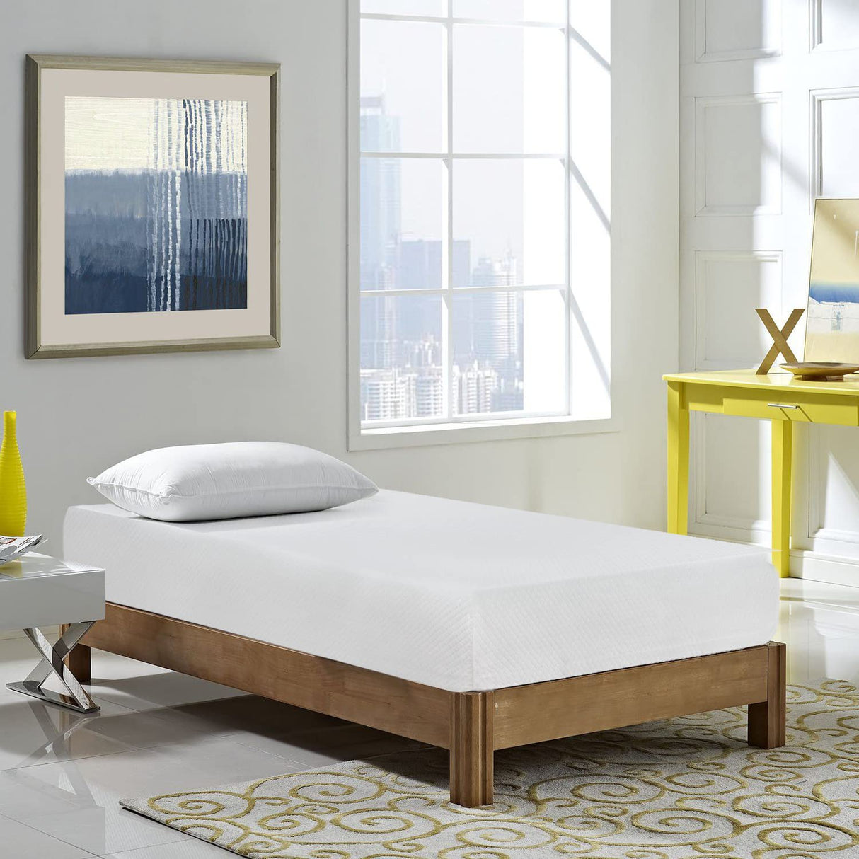 Twin Mattress 12 inch Gel Memory Foam Mattress Medium Firm Mattresses for Cool Sleep Relieving Pressure Relief CertiPUR-US Certified Mattress in a Box FDW