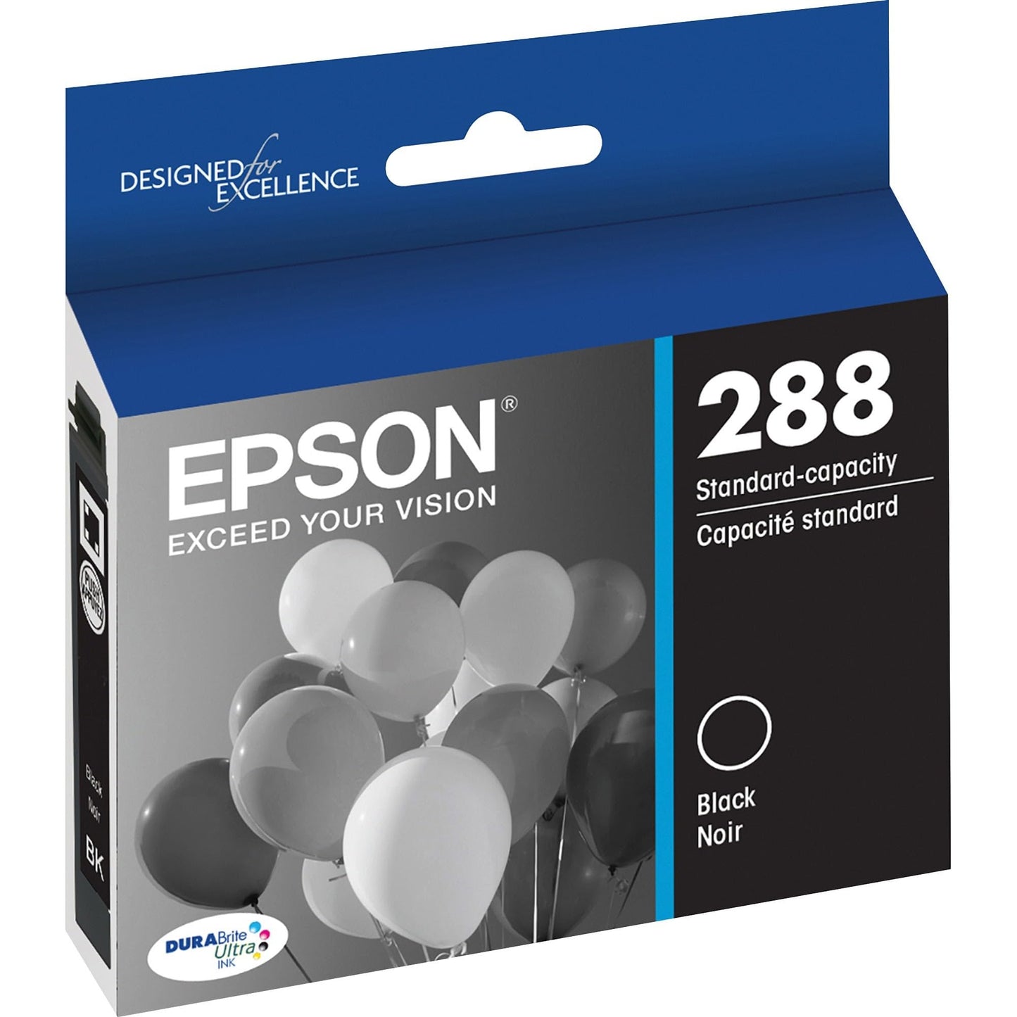 EPSON 288 DURABrite Ultra Ink Standard Capacity Black Cartridge (T288120-S) Works with Expression XP-330, XP-430, XP-434, XP-340, XP-440, XP-446