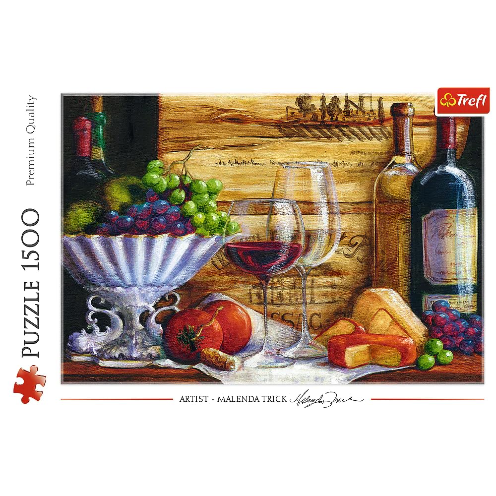 Trefl Red 1500 Piece Puzzle - in The Vineyard Trefl