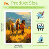 Reivworl Horse Paint by Numbers Kit for Adults, Horse Paint by Number, Painting by Number for Gifts and Home Wall Decor 16x20Inch Reivworl